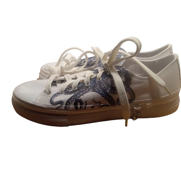 Zipz California Tennis Shoes White Octopus Mens US 10 Womens US 12 Zip Off Upper - Picture 5 of 11